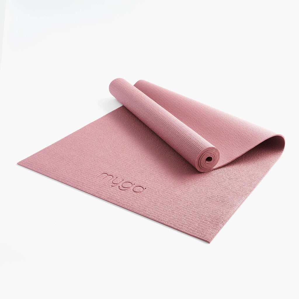 Myga Entry Level Yoga Mat - Nostalgia Rose & Navy peony