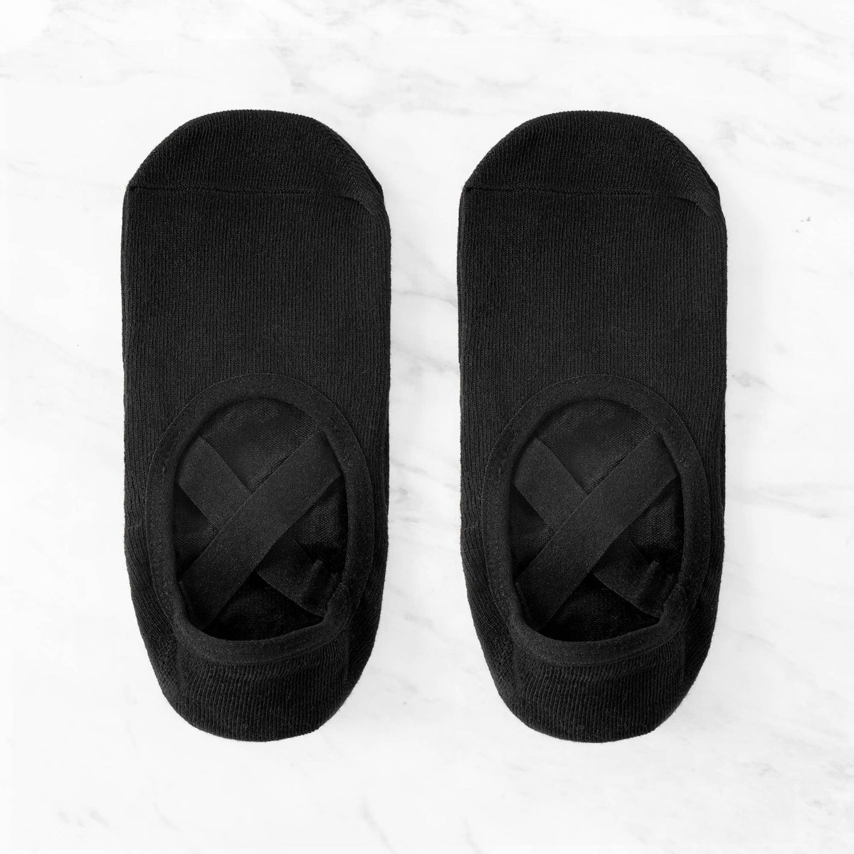 Backless Cross-Strap Gripped Yoga Socks – Non-Slip.