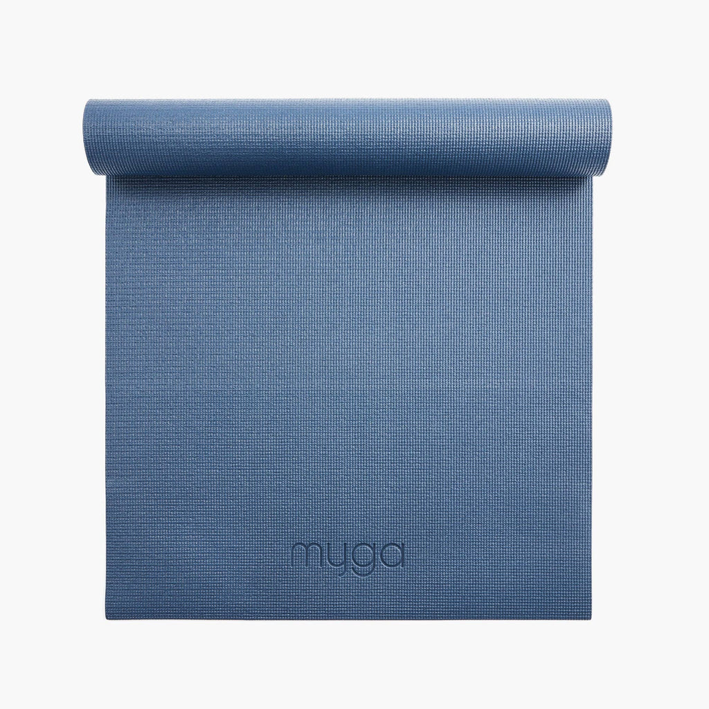 Myga Entry Level Yoga Mat - Nostalgia Rose & Navy peony