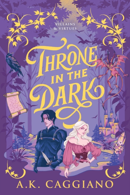 Throne in the Dark : A Feel-Good Cosy Romantasy Adventure (Villains & Virtues Book 1)-9781464259777