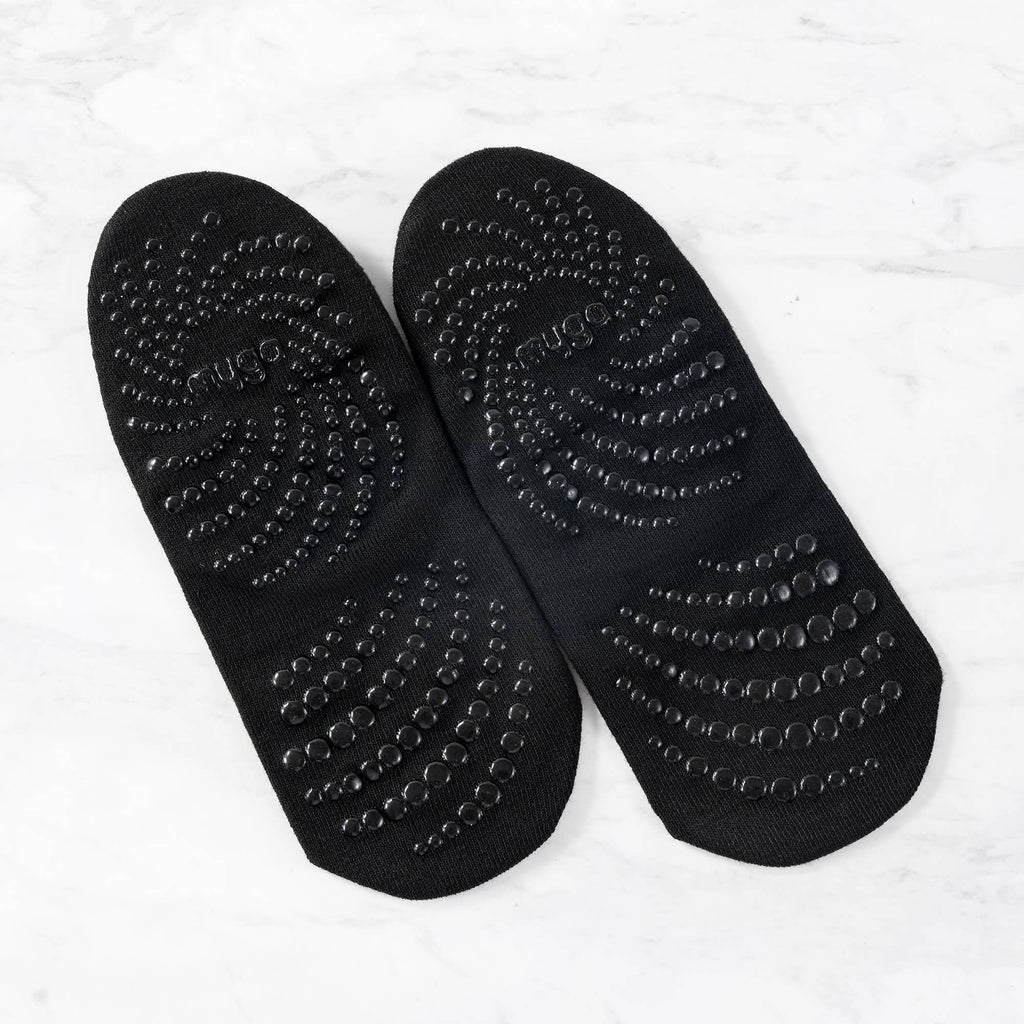 Backless Cross-Strap Gripped Yoga Socks – Non-Slip.